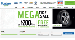 Desktop Screenshot of broadwayautomotive.com